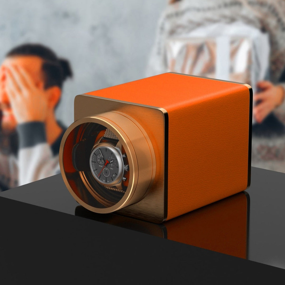 Rotomat do Zegarków DUKWIN Morelowy-5-Organizer-Zegarki-Studio