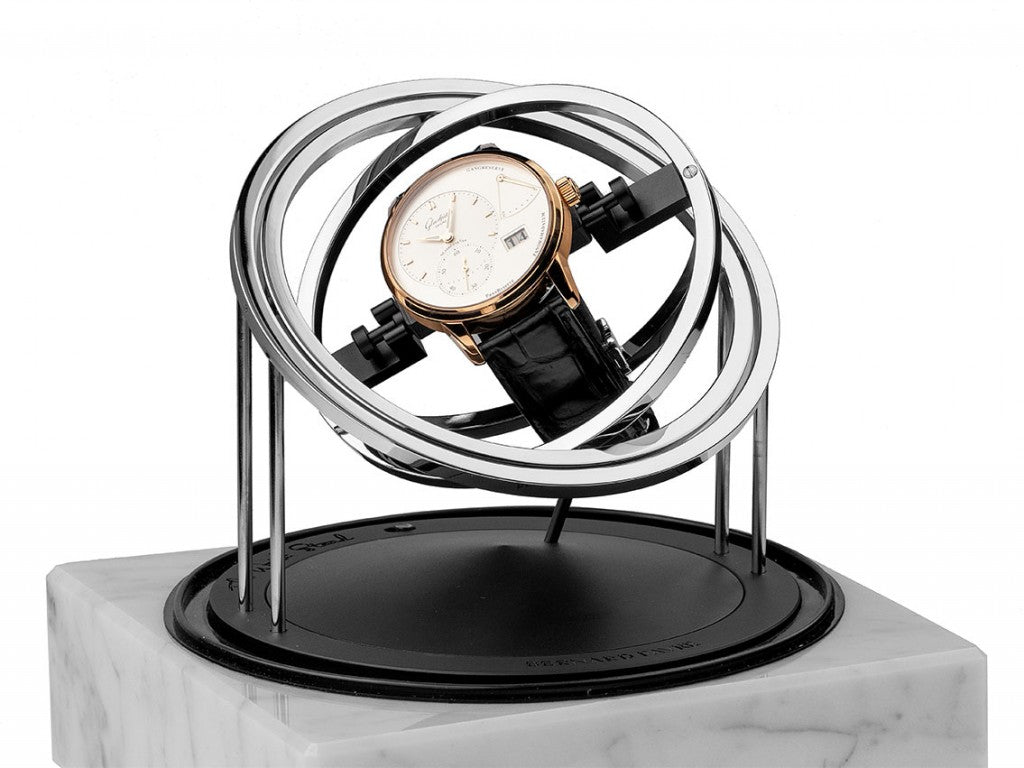 Rotomat Do Zegarków - Marmur Biały-2-Organizer-Zegarki-Studio