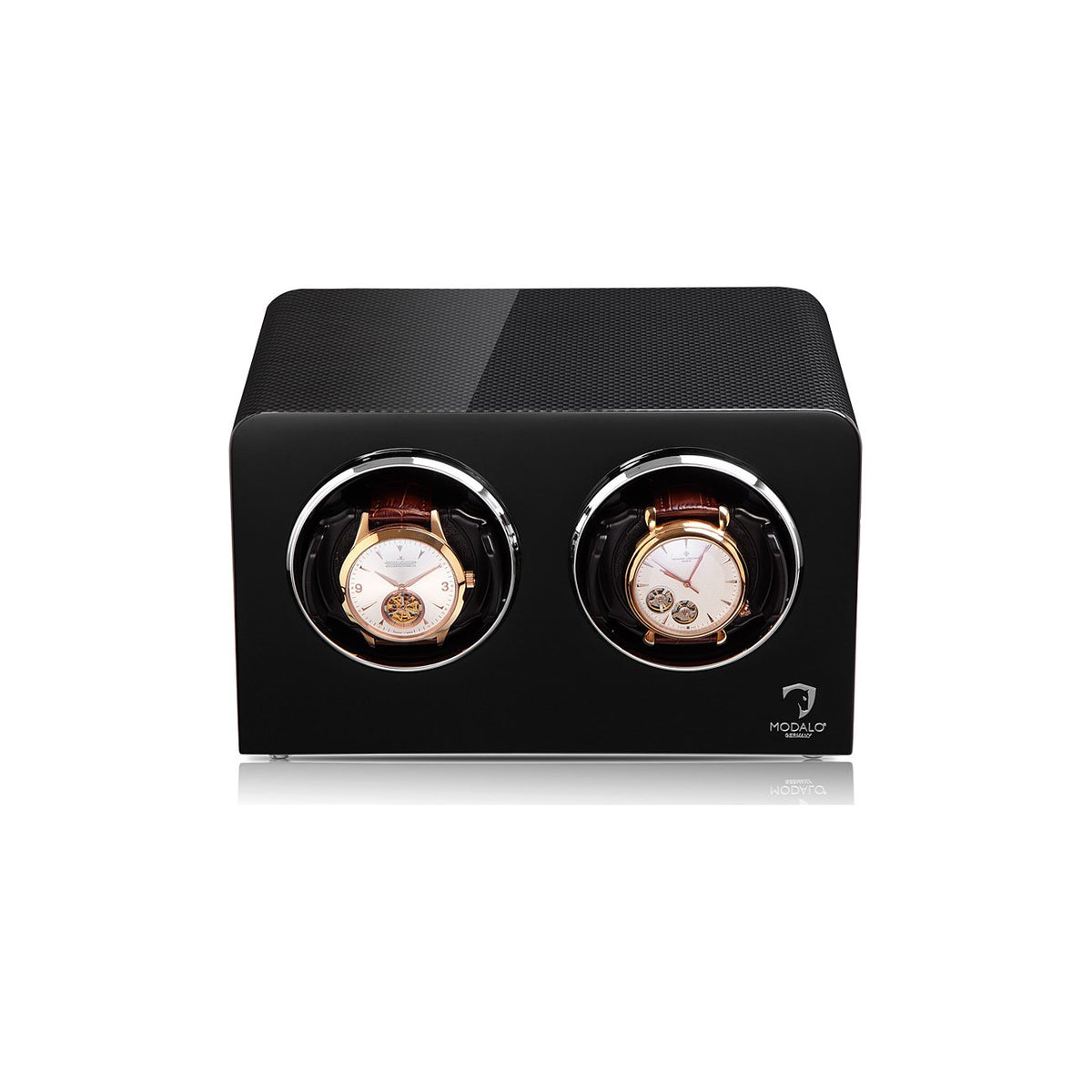 Rotomat do Zegarków - Nocna Szafka Carbon Duo-1-Organizer-Zegarki-Studio