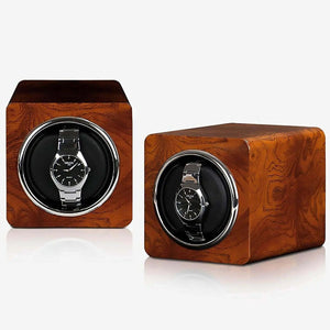 Rotomat do zegarków - Prizma z drewna tekowego-2-Organizer-Zegarki-Studio