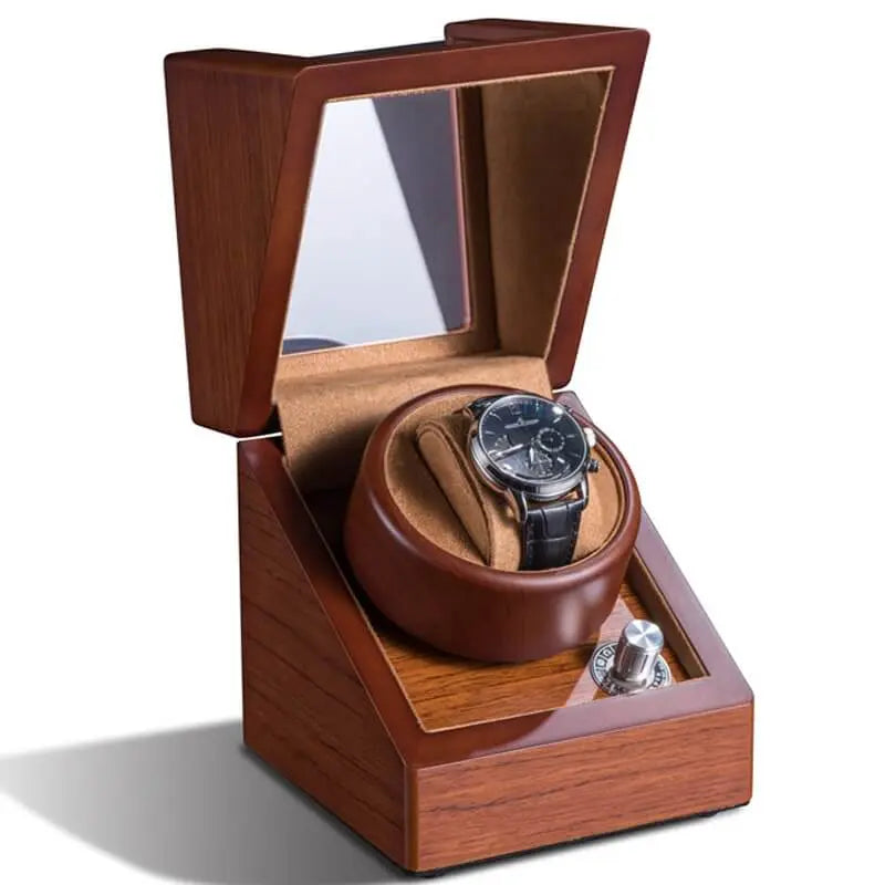Rotomat do zegarków - Pudełko w stylu rustykalnym-1-Organizer-Zegarki-Studio