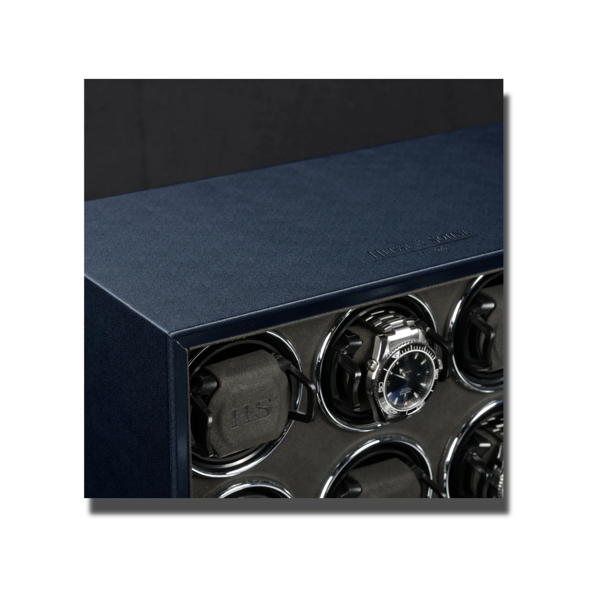 Rotomat do Zegarków - Strażnik Niebieski-2-Organizer-Zegarki-Studio