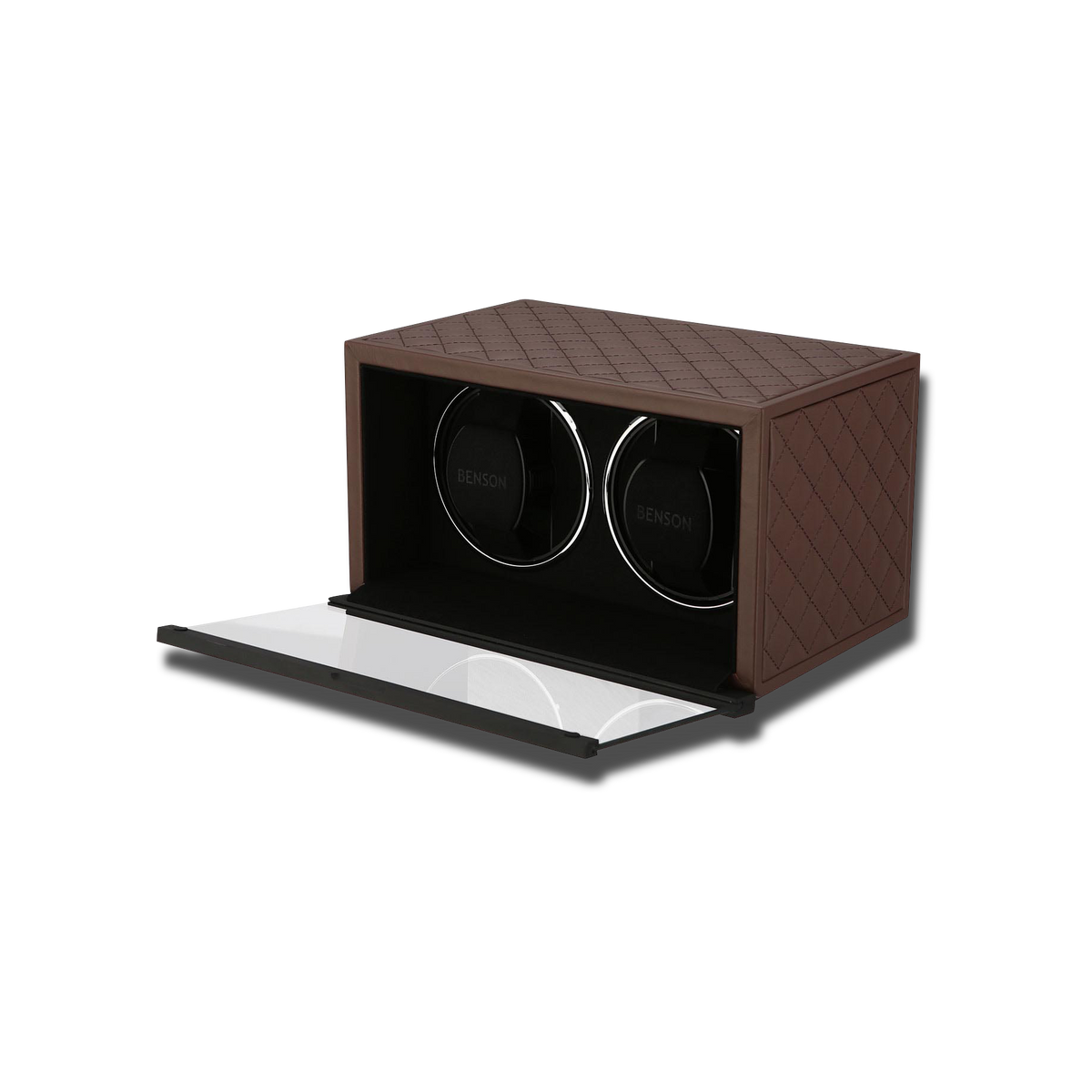 Rotomat do Zegarków - Szwajcarska Seria 2 Brązowy-2-Organizer-Zegarki-Studio