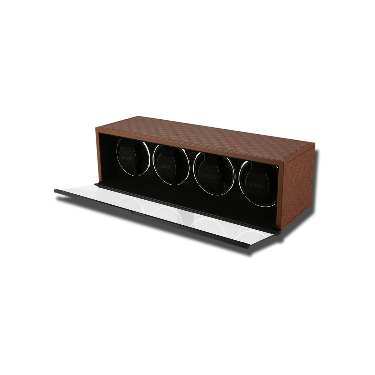 Rotomat do zegarków - Szwajcarska Seria 4 Kasztanowy-2-Organizer-Zegarki-Studio