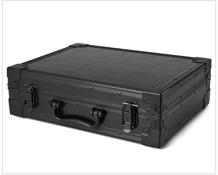 Walizka na zegarki koloru czarnego dla zegarmistrza-3-Organizer-Zegarki-Studio