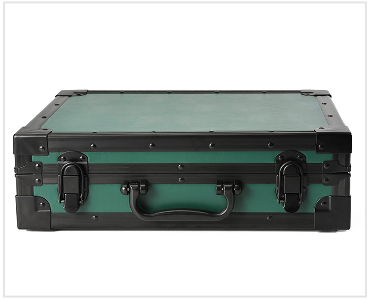 Walizka na zegarki Zielona Imperialna-2-Organizer-Zegarki-Studio